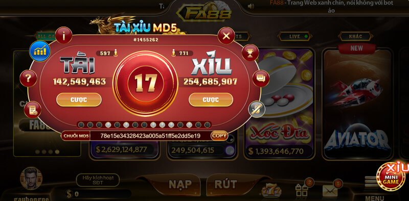 Giới Thiệu Về Tài Xỉu MD5 tại FA88